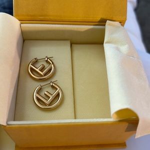 Fendi small hoop earrings
